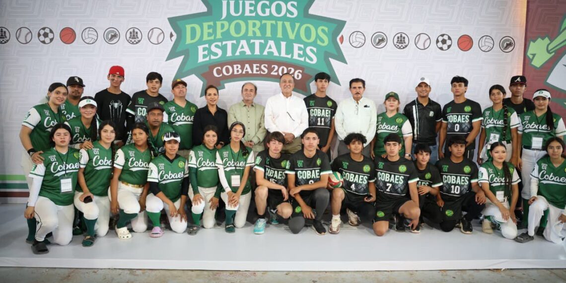 La llama del pebetero marca el inicio de los Juegos Deportivos COBAES 2026