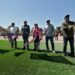 Gobernadora Yeraldine Bonilla supervisa obras de rehabilitación de unidades deportivas populares