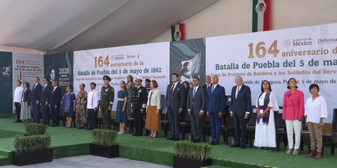 Quienes buscan apoyo externo están destinados a la derrota; ninguna potencia extranjera nos va a decir cómo gobernar: Presidenta Claudia Sheinbaum en 164 Aniversario de la Batalla de Puebla