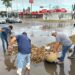 Brigadas municipales atienden puntos afectados por las lluvias en Ahome