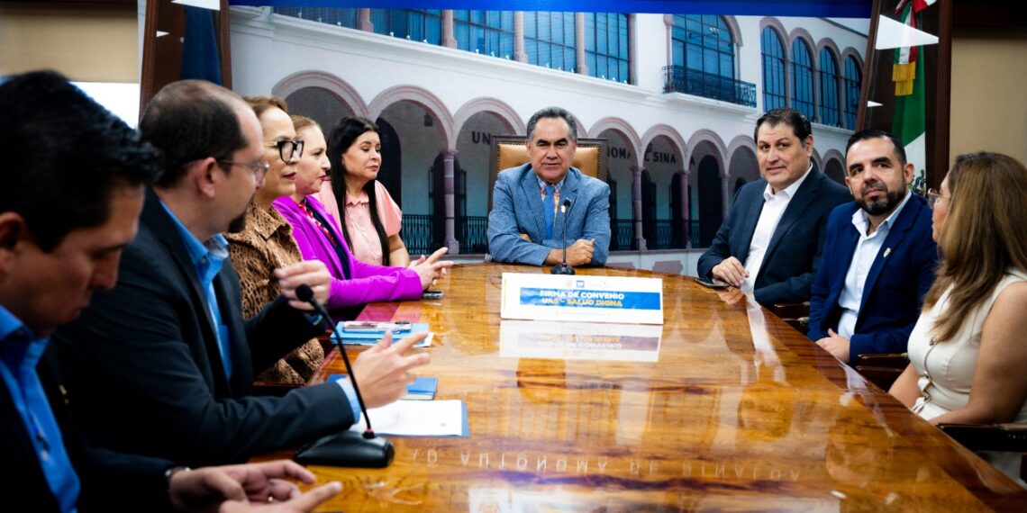 La UAS y Salud Digna firman convenio en beneficio de la comunidad estudiantil y la sociedad; fortalecerán la vinculación académica, científica y tecnológica
