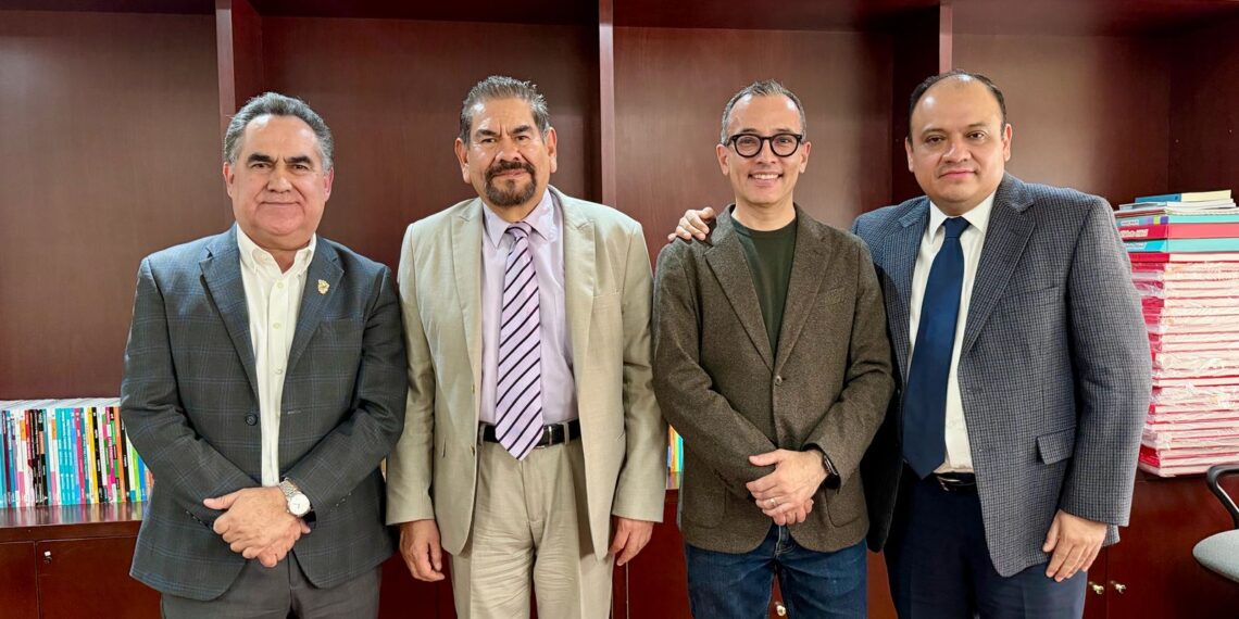 Encabeza el Rector Jesús Madueña productiva reunión con funcionarios federales de la SEP; fortalecen diálogo para gestionar recursos y atender retos financieros ante Hacienda
