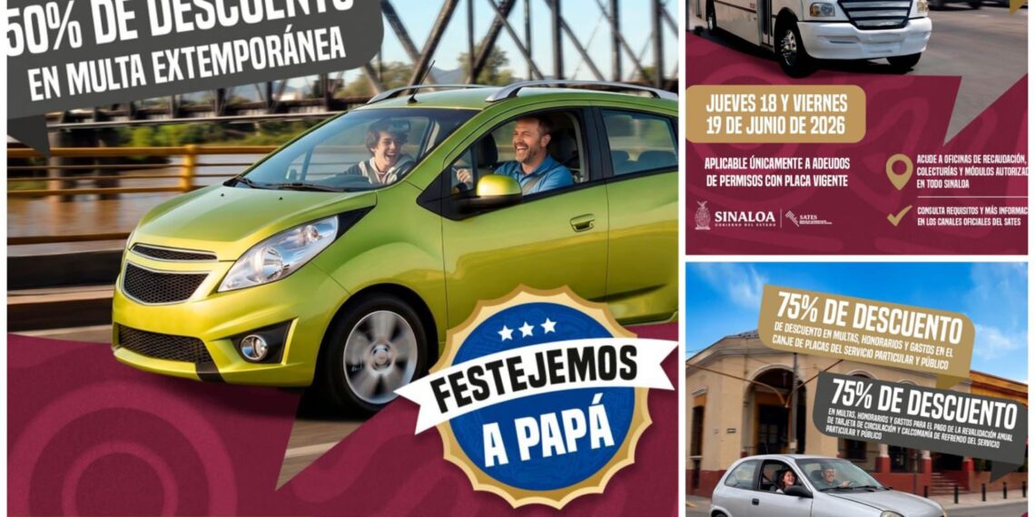 ¡Celebra a Papá con grandes beneficios!: SATES anuncia descuentos y programa especial también para transportistas, este 18 y 19 de junio
