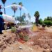 Obras Públicas atiende reparaciones de pavimento y revisa zona de riesgo en bulevar Antonio Rosales