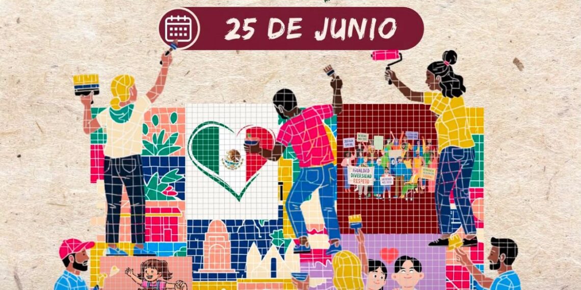 Miles de jóvenes participarán en la creación de murales y mosaicos en los 32 estados del País: IMJUVE