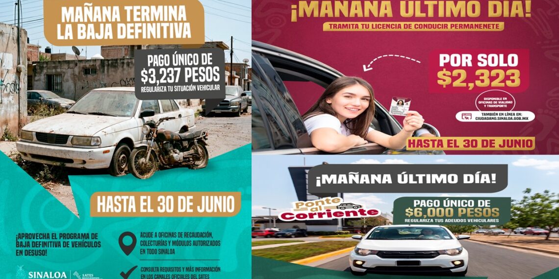 “¡Mañana ultimo día ! SATES invita a aprovechar los beneficios que concluyen el 30 de Junio”