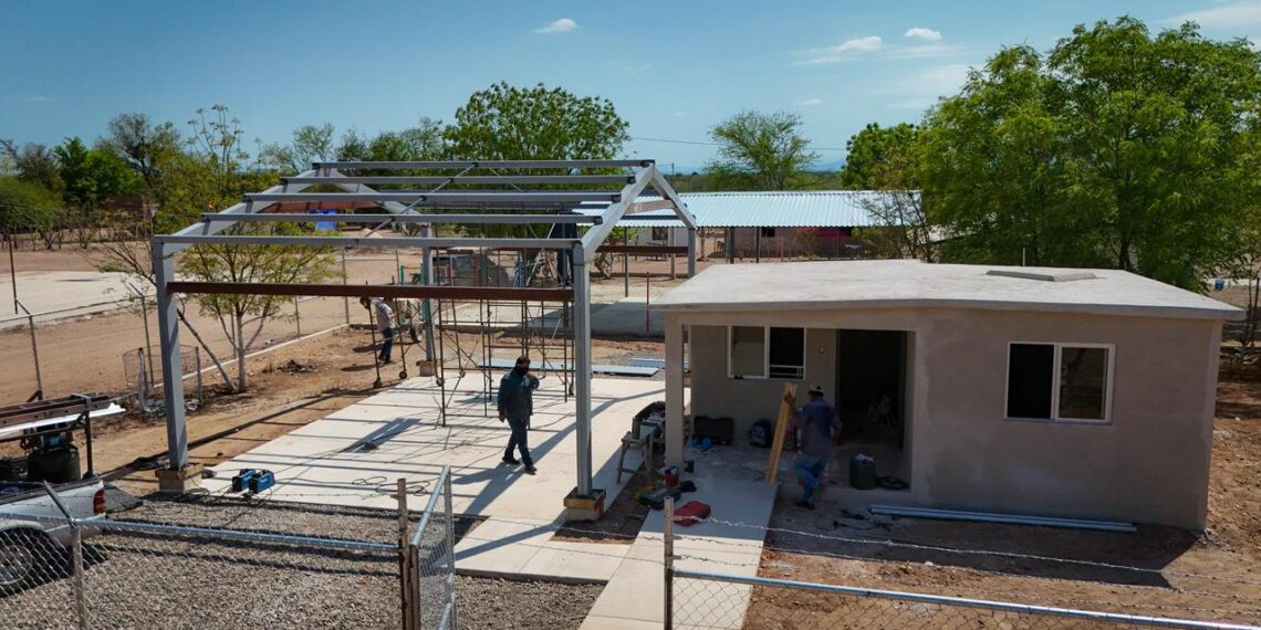 Gobierno de El Fuerte avanza con la rehabilitación de la Casa de la Salud de Vibajaqui