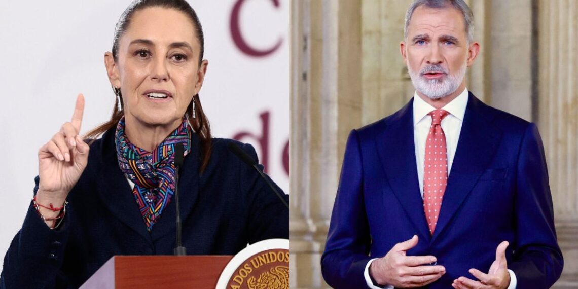 Sheinbaum dice que podría reunirse con Felipe VI durante el Mundial