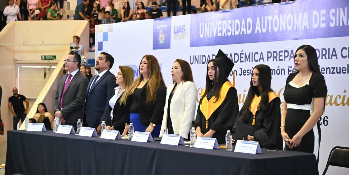 ¡Misión cumplida! Culmina con éxito sus estudios la generación 2023-2026 de la Preparatoria Central Diurna de la UAS; egresan más de 900 estudiantes