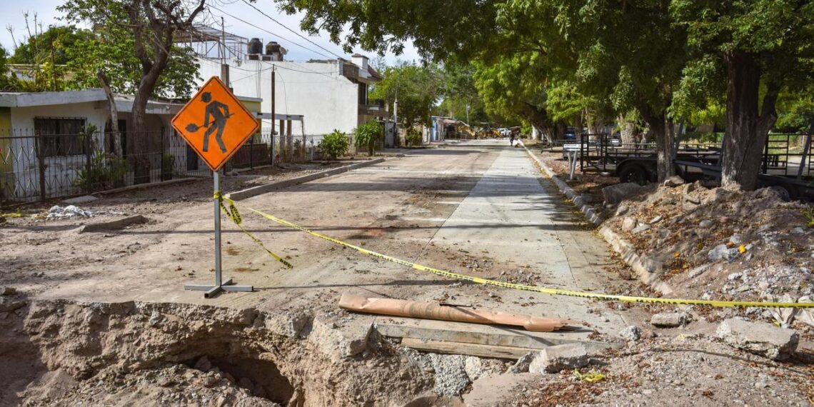 Al 80% el avance de la reparación integral del drenaje de la Calle Daniel Castillo en la Burócrata