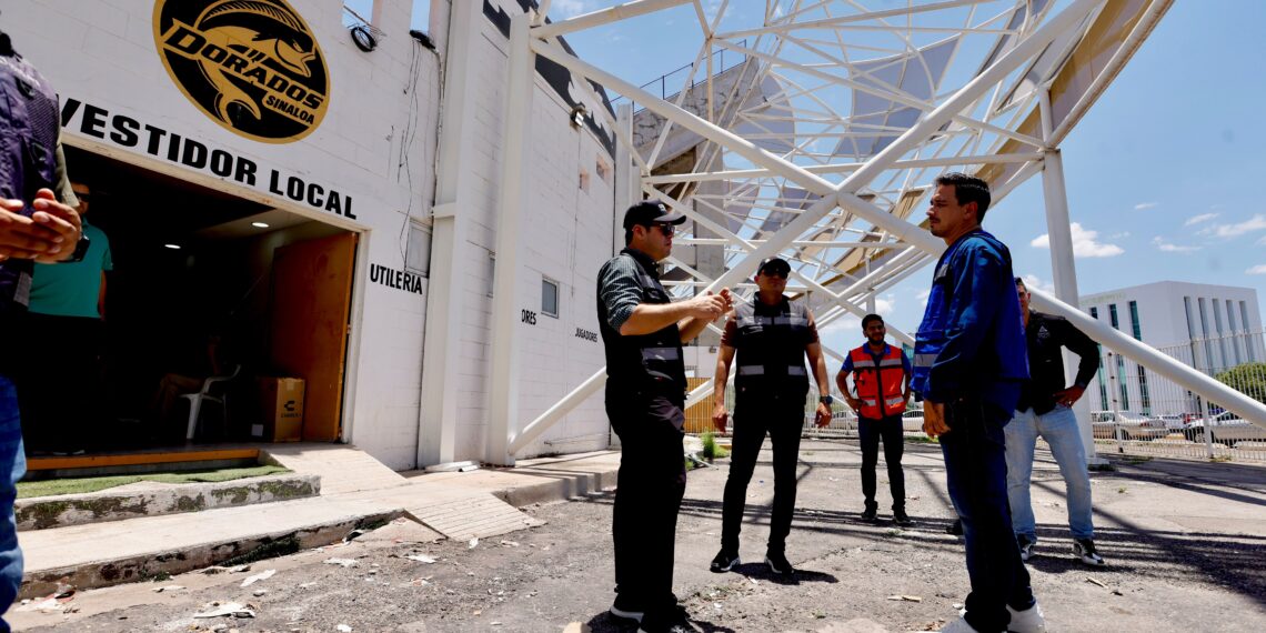 Avanza la rehabilitación del Estadio de Los Dorados en Culiacán