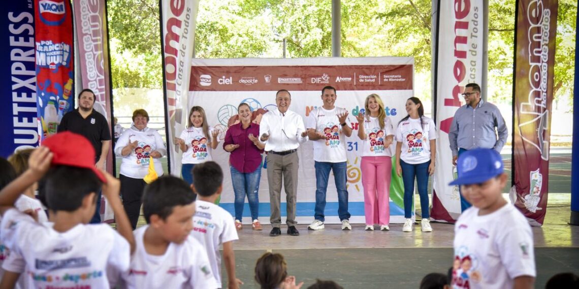 Más de mil niñas y niños ahomenses participan en el Campamento Deportivo de Verano IMDA 2026