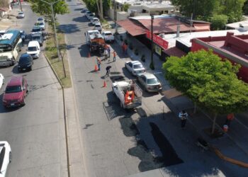 COMUN y Obras Públicas dan prioridad a las vialidades más transitadas con programa permanente de bacheo
