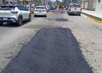 SOP y COMUN suman más de 2 mil m2 de baches y grietas tapadas con asfalto
