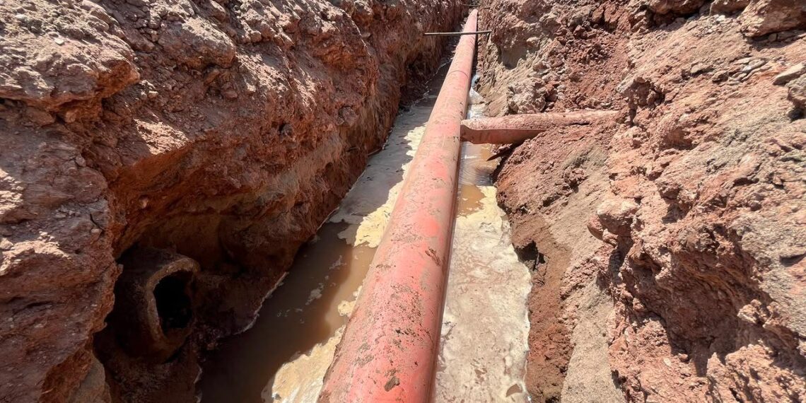 JAPAMA rehabilita drenaje colapsado en Nuevo San Miguel