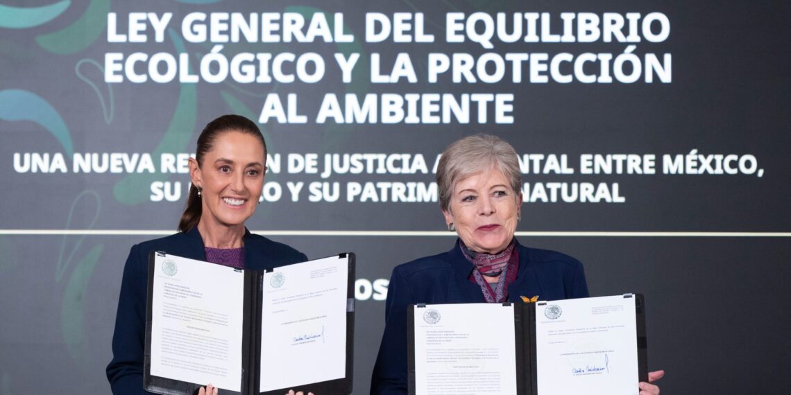Presidenta Claudia Sheinbaum envía a la Cámara de Diputados iniciativa de Ley General de Protección Ecológica y Justicia Ambiental