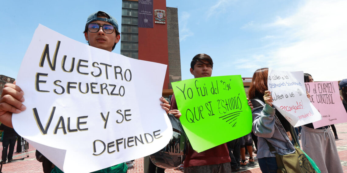 “Merezco mi lugar”: aspirantes a licenciatura piden claridad en el acceso a la UNAM