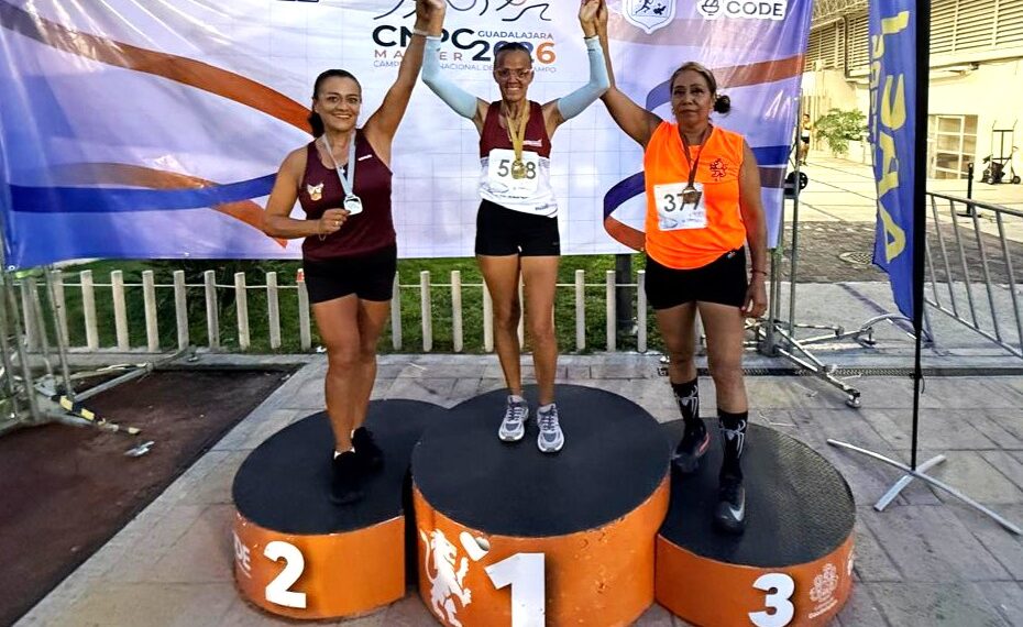 ¡Orgullo UAS! Con una inspiradora historia de vida, la atleta Bertha Alicia Cañedo brilla en el Campeonato Nacional Máster con 8 medallas