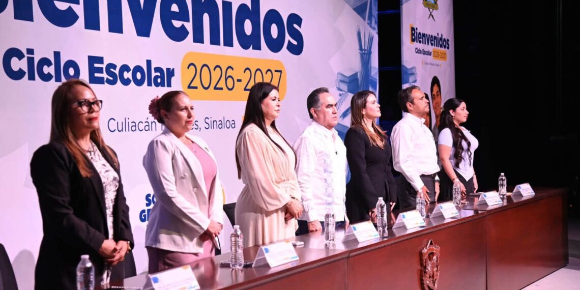 Encabeza el Rector Jesús Madueña inauguración formal del Ciclo Escolar 2026-2027 en la UAS; da la bienvenida a más de 160 mil estudiantes con cobertura universal y calidad académica consolidada