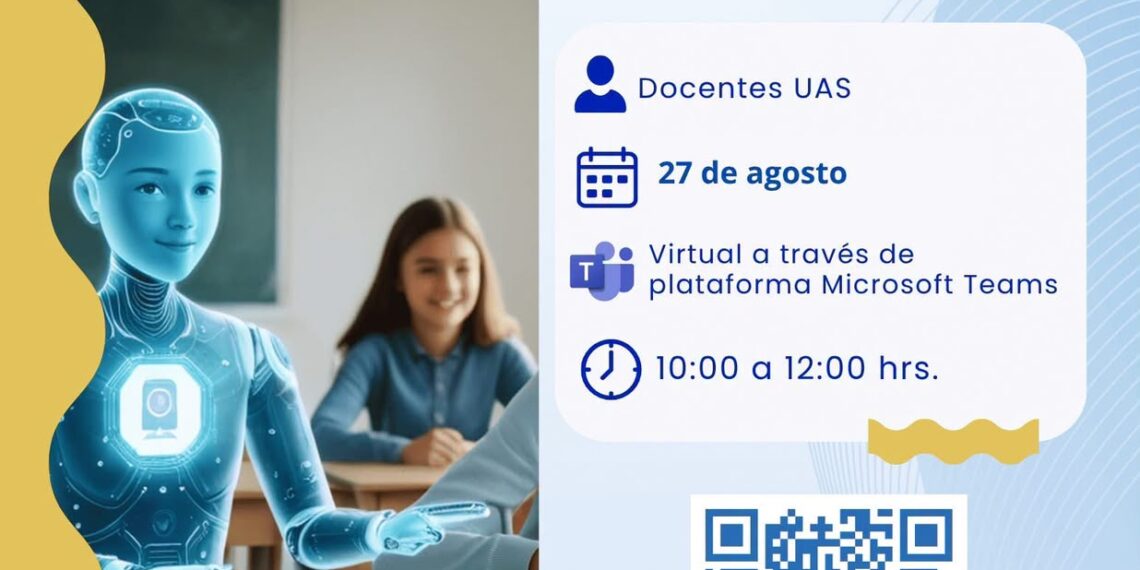 Promueve la Dirección General de Bibliotecas de la UAS el uso ético y práctico de la Inteligencia Artificial, con ciclo de webinars para la docencia durante agosto