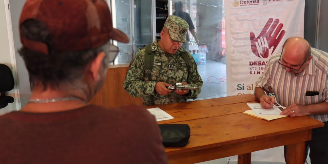 Familias de Guasave y Juan José Ríos podrán sumarse al desarme voluntario Sinaloa 2026
