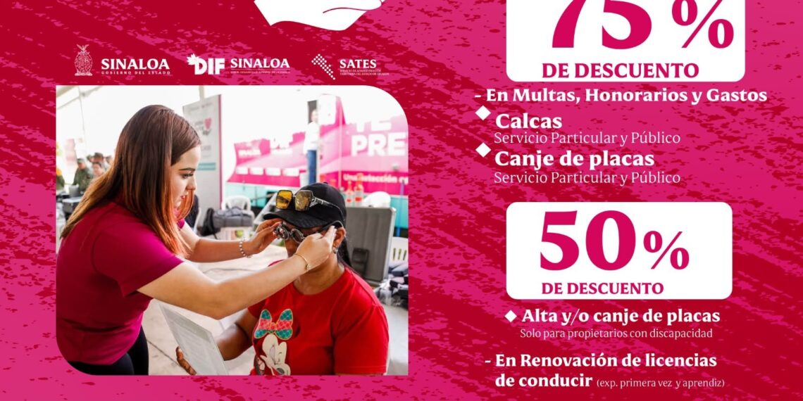 Llegan a Culiacán los descuentos en Adeudos Vehiculares en la Brigada del Bienestar del DIF