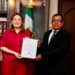 Gobernadora Yeraldine Bonilla toma protesta a Efrén Martínez Casimiro como subsecretario de Seguridad Pública, Prevención y Reinserción Social