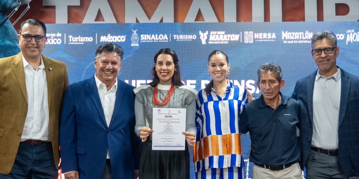 Presentan en CDMX el Gran Maratón Hersa Mazatlán 2026, competencia que se consolida como motor económico y turístico de Sinaloa