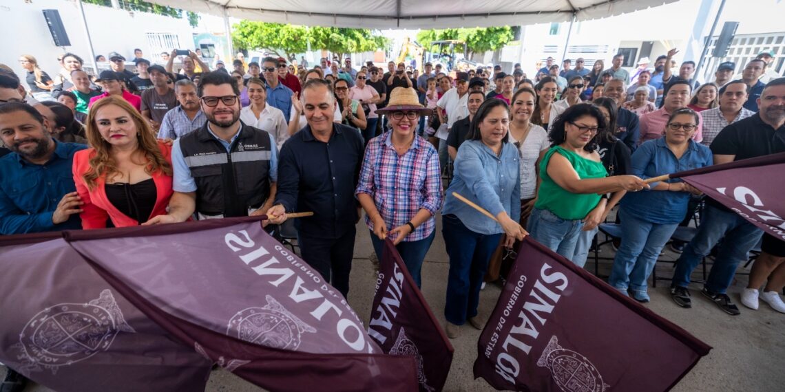 Gobernadora Graciela Domínguez Nava inicia y supervisa obras en Mazatlán por más de 50 MDP