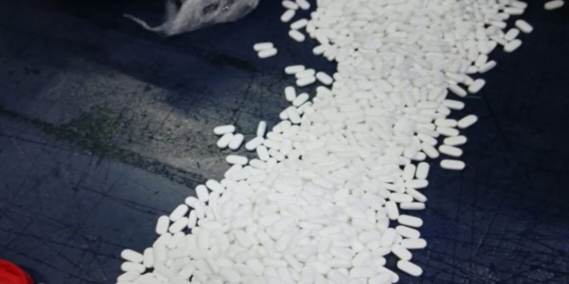 Aseguran más de 6 mil pastillas de hidrocodona en el AICM