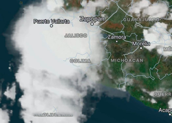 Impacta intenso núcleo de tormenta entre Jalisco y Colima; se prevén precipitaciones para Sinaloa