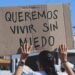 No quiero regalarle otro año de mi vida a la violencia