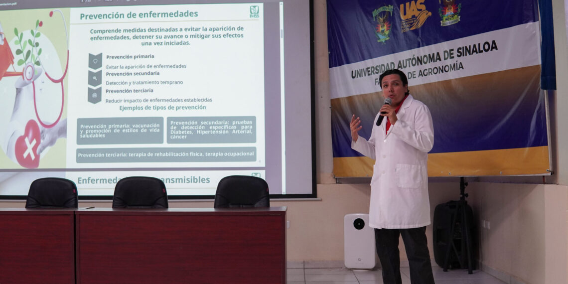 Bienestar Universitario e IMSS fortalecen la prevención de enfermedades y promoción de la salud entre trabajadores de la Facultad de Agronomía