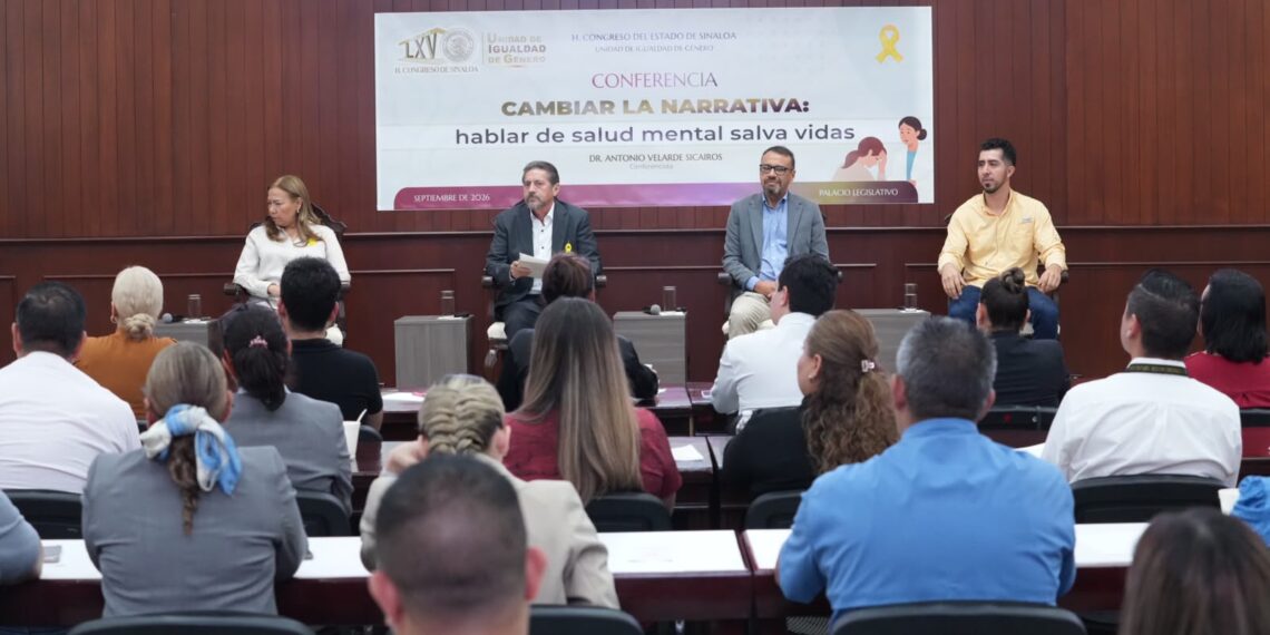 Congreso de Sinaloa promueve espacios para fortalecer la salud mental con la conferencia “Cambiar la narrativa: hablar de salud mental salva vidas”