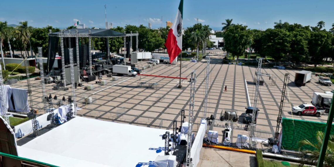 A partir de las 2 pm inicia el plan operativo para la celebración del Grito de Independencia