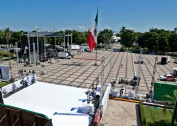 A partir de las 2 pm inicia el plan operativo para la celebración del Grito de Independencia
