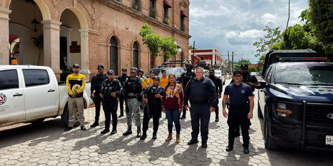 Protección Civil El Fuerte refuerza recorridos preventivos ante posibles lluvias por el huracán Polo