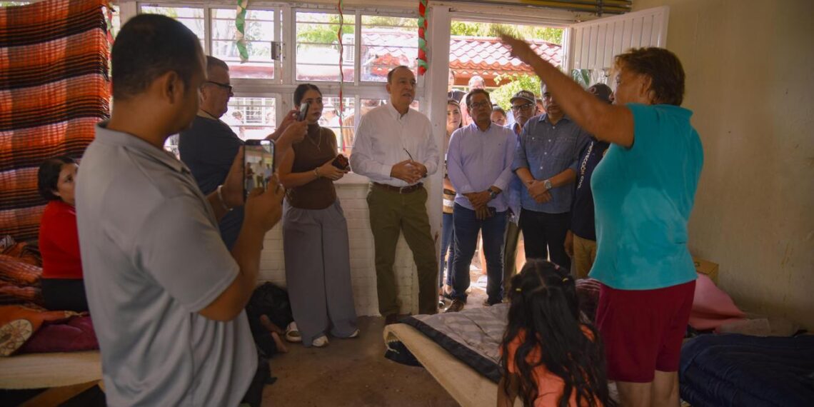 Gobiernos coordinan atención a familias de El Colorado tras ingreso del mar a viviendas