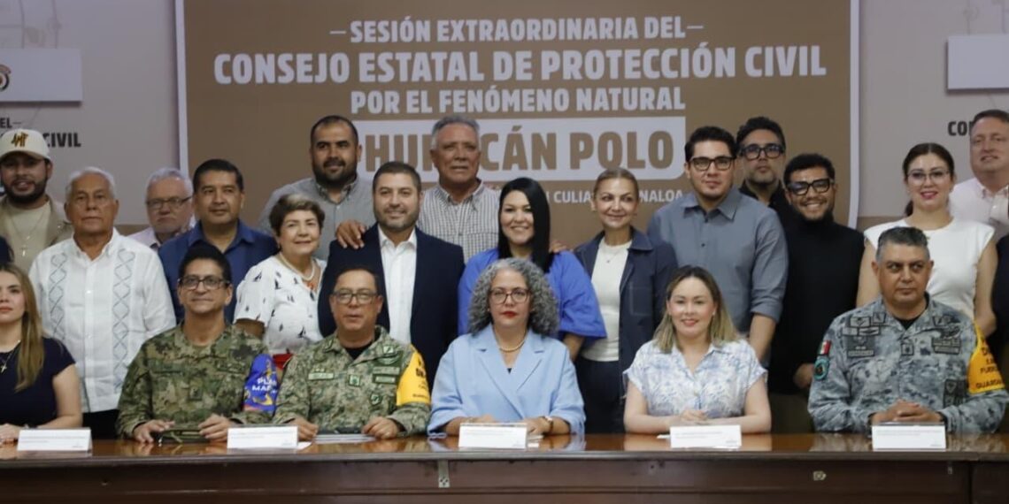 Preparados los tres órdenes de Gobierno para atender posibles contingencias del “Huracán Polo” en Sinaloa: Gobernadora Graciela Domínguez