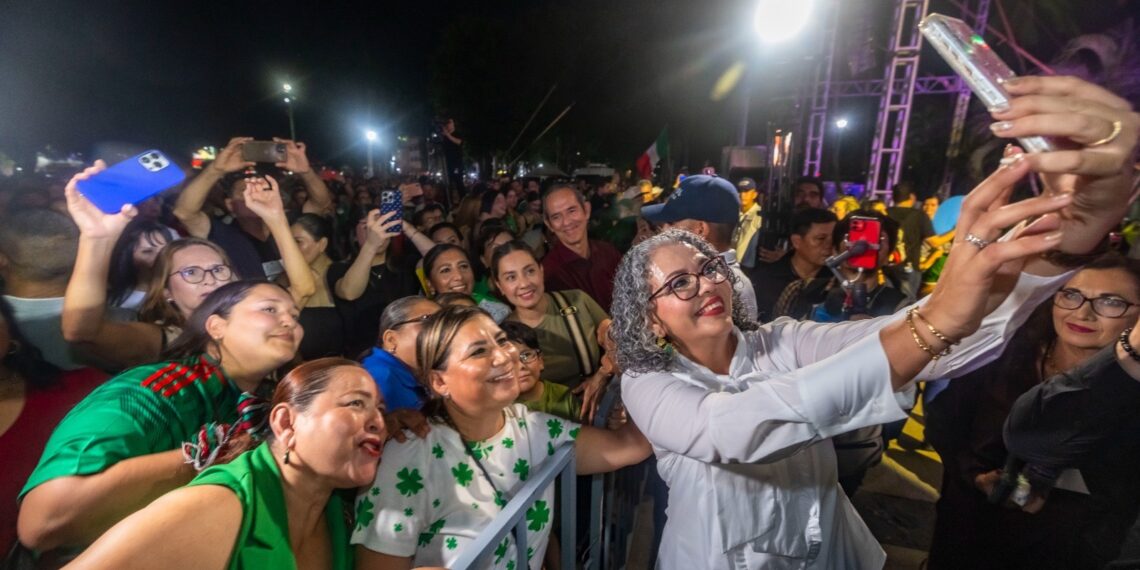 Ciudadanos salen a celebrar las Fiestas Patrias y a disfrutar de sus espacios públicos, expresa la Gobernadora Graciela Domínguez