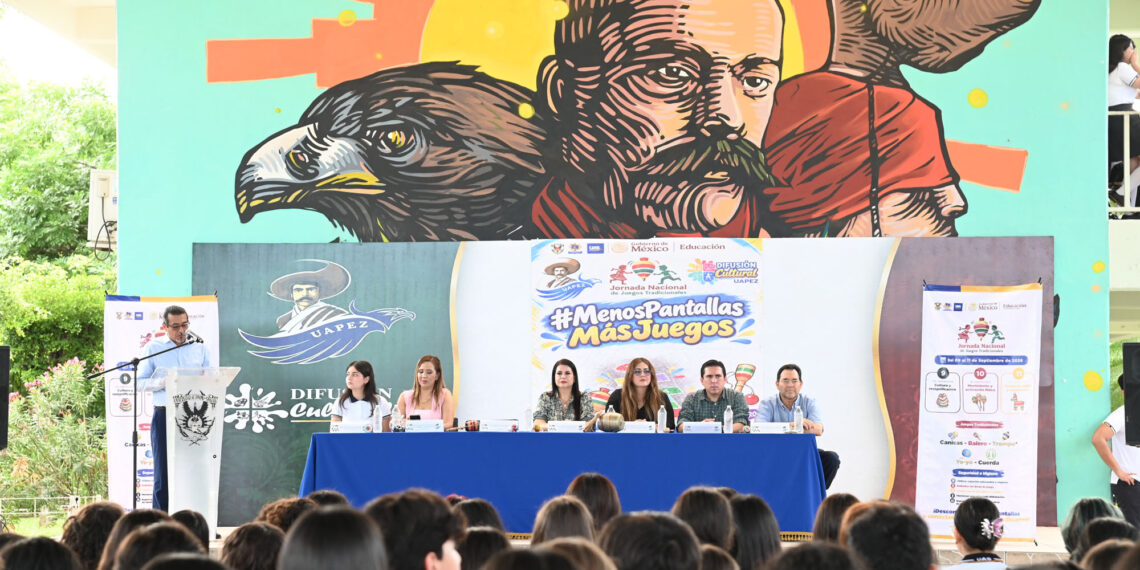 ¡De las pantallas al patio escolar! La UAS recupera los juegos tradicionales como herramienta para convivir, socializar y construir una cultura de paz