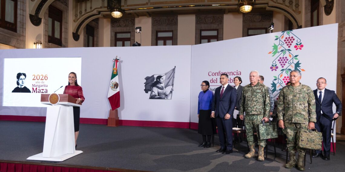 En dos años, homicidios dolosos disminuyeron 52% y 36% los delitos de alto impacto; se construirán 6 centros penitenciarios: Presidenta Claudia Sheinbaum