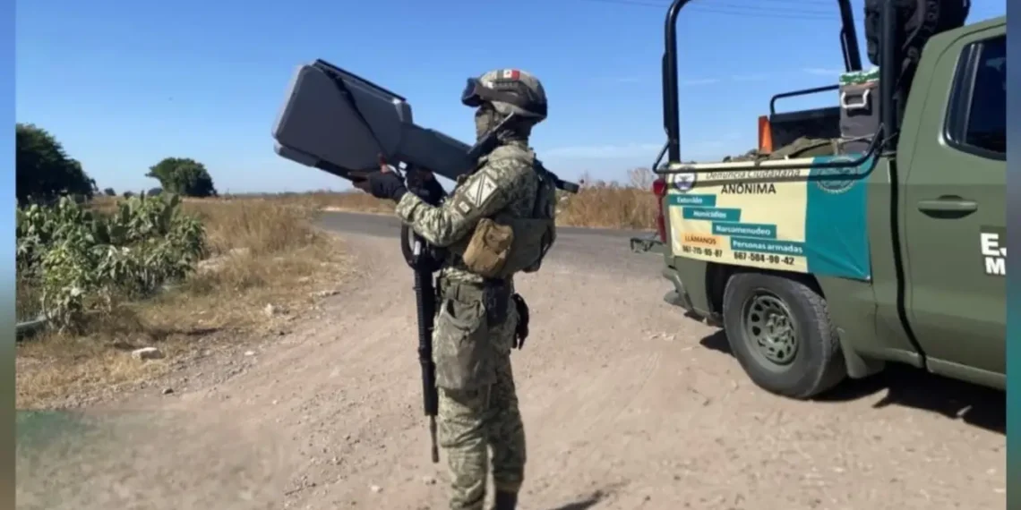 Atacan con drones bases militares en San Miguel de La Atarjea y La Concha, Escuinapa, al sur de Sinaloa