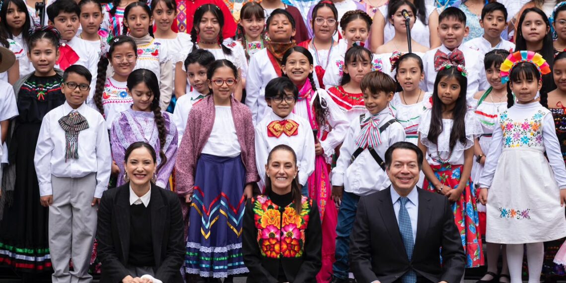 La música transforma la vida de las niñas y niños: Presidenta Claudia Sheinbaum presenta el primer Concurso Nacional de Coros Escolares