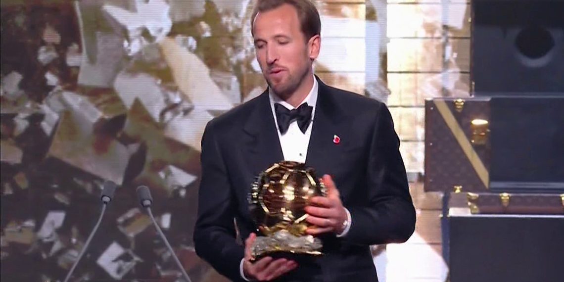 Harry Kane conquista el Balón de Oro 2026 en Londres tras superar a Messi, Yamal y Mbappé