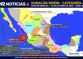 SIMÓN YA ES CATEGORÍA 4 Y VIENE FUERTE