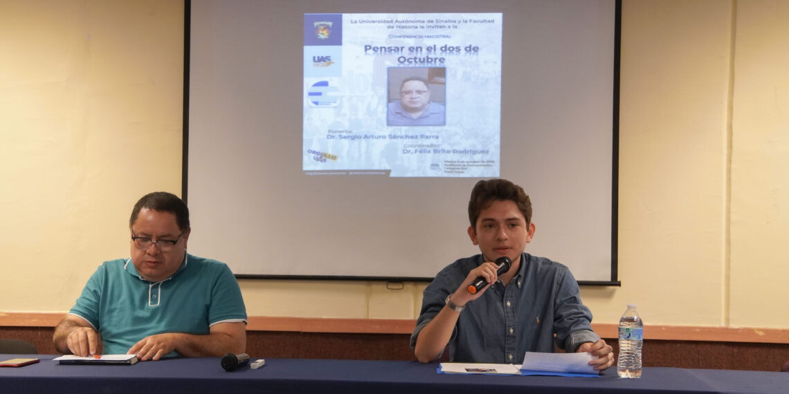 Plantea especialista de la UAS explorar las repercusiones del movimiento de 1968 e impulsar agenda académica rumbo al 60 aniversario de la tragedia de Tlatelolco