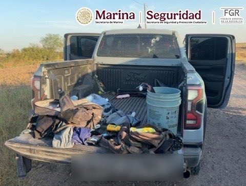 Marina repele agresión en Sinaloa; caen dos presuntos operadores del Cártel de Guasave tras enfrentamiento
