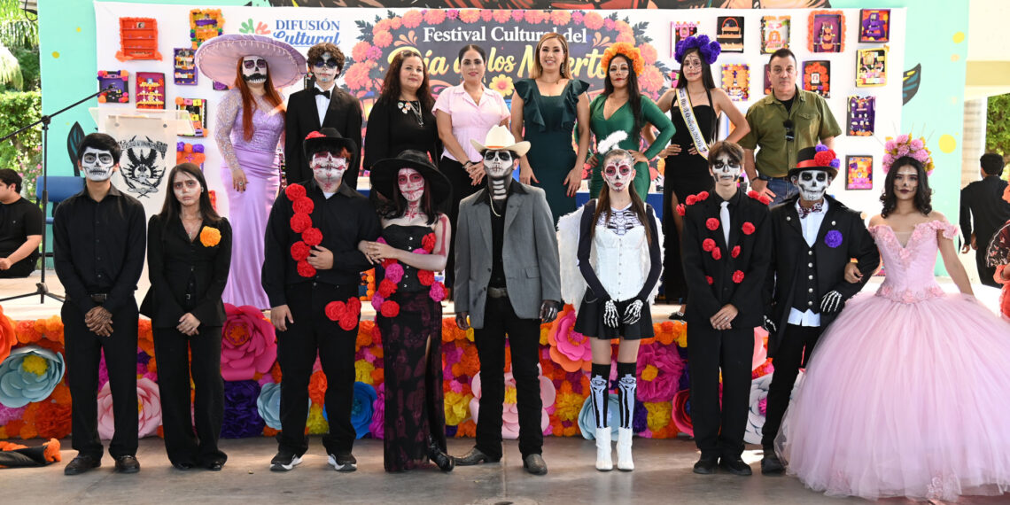 ¡Arte, color y tradición en la UAS! La comunidad de la Preparatoria Emiliano Zapata rinde homenaje a los fieles difuntos con altares y catrinas