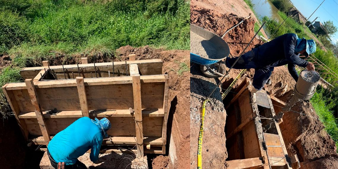 Construyen puente peatonal en Santa Blanca, El Fuerte para mejorar la seguridad vial y movilidad